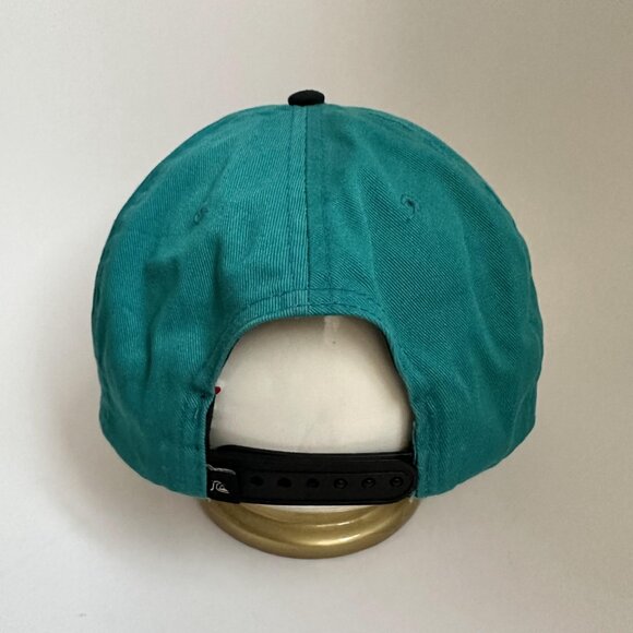 Quiksilver Baseball Hat Snapback Cap Skate Surf Blue Gray One Size Cotton Blend - Picture 6 of 13